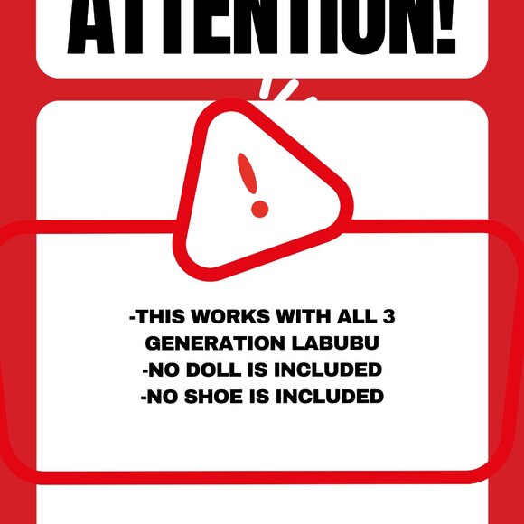 Luxury Clothes Fits-For-Labubu Doll -CLOTHES ONLY - Picture 4 of 5